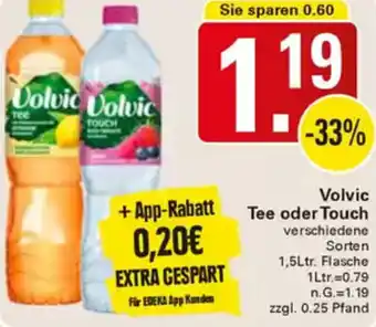 WEZ Volvic Tee oder Touch Angebot