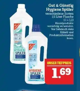 Marktkauf Gut & Gunstig Hugiene Spüler Angebot