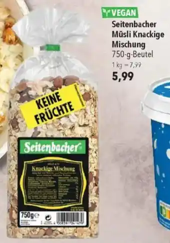 CITTI Markt Seitenbacher Müsli Knackige Mischung Angebot