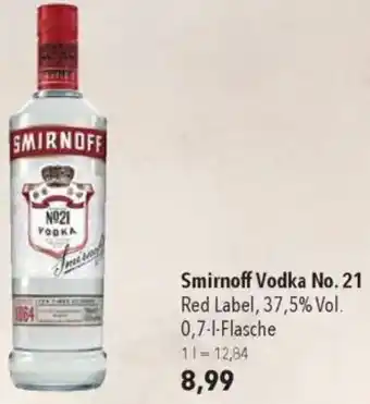 CITTI Markt Smirnoff Vodka No. 21 Angebot