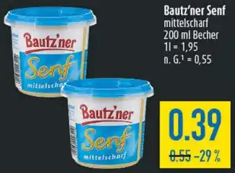 diska Bautz'ner Senf Angebot