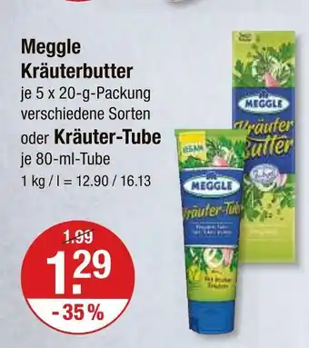 V Markt Meggle kräuterbutter Angebot