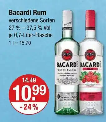 V Markt Bacardi rum Angebot