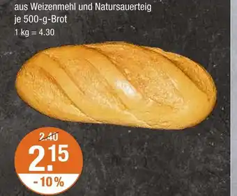 V Markt Weißbrot Angebot