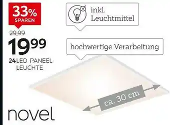 XXXLutz Novel led-paneel-leuchte Angebot