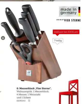 XXXLutz Zwilling messerblock „vier sterne“ Angebot