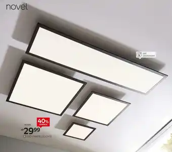 XXXLutz Novel led-paneelleuchte Angebot