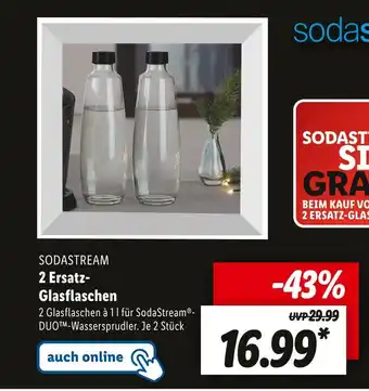 Lidl Sodastream 2 ersatz-glasflaschen Angebot