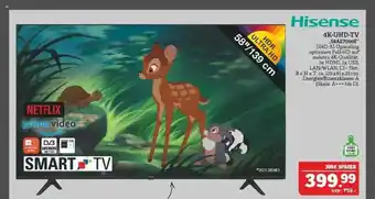 Marktkauf Hisense 4K-UHD-TV,,58AE7000F" Angebot