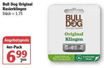 Globus Bull Dog Original Rasierklingen Angebot