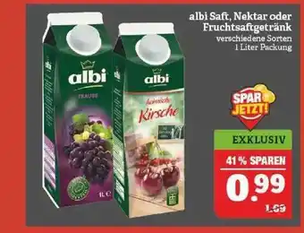 Marktkauf Albi Saft, Nektar oder Fruchtsaftgetränk Angebot