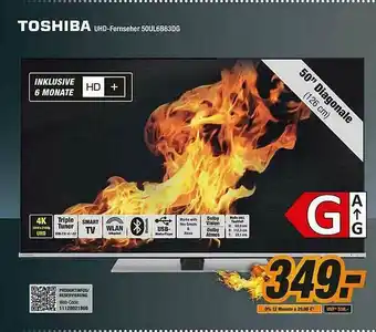 Expert Bening Toshiba Uhd-fernseher 50yl6b63dg Angebot