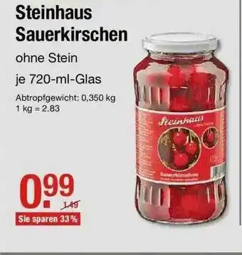 V Markt Steinhaus Sauerkirschen Angebot