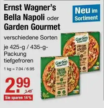 V Markt Ernst Wagner's Bella Napoli Oder Garden Gourmet Angebot