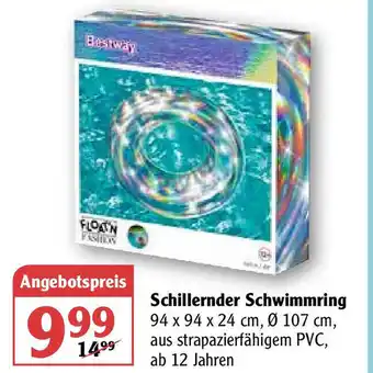 Globus Schillernder Schwimmring Angebot