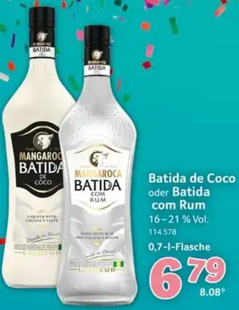 Selgros Batida de Coco oder Batida com Rum Angebot