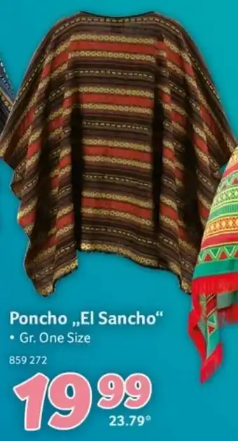 Selgros Poncho ,,El Sancho" Angebot