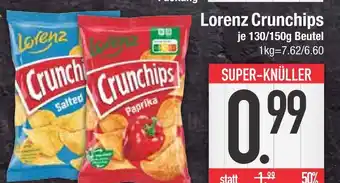 Edeka Lorenz crunchips Angebot