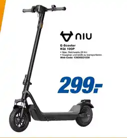 Expert Niu e-scooter kqi 100p Angebot