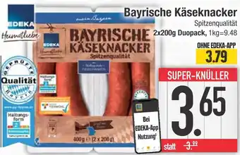 Edeka Edeka heimatliebe bayrische käseknacker Angebot