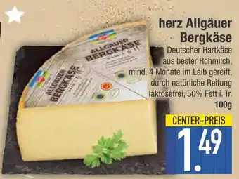 Edeka Herz allgäuer bergkäse Angebot