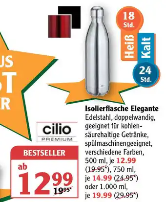 Globus Cilio Isolierflasche Elegante Angebot