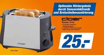 Expert Cloer toaster 3410 Angebot