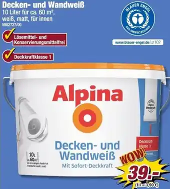 Poco Alpina Decken- und Wandweiß Angebot