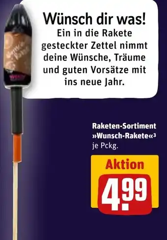 REWE Weco Raketen-Sortiment Wunsch-Rakete Angebot