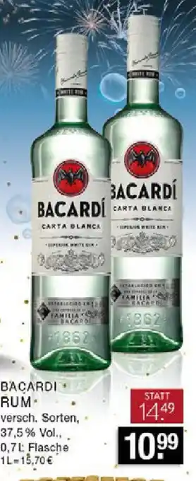 Edeka Bacardi rum Angebot