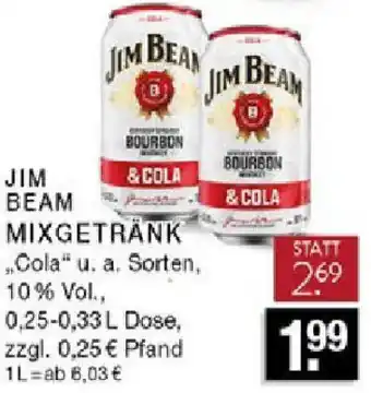 Edeka Jim beam mixgetränk Angebot