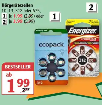 Globus Hörgerätezellen Angebot