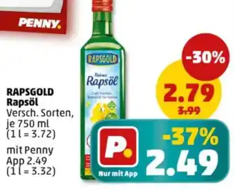 PENNY RAPSGOLD Rapsöl Angebot
