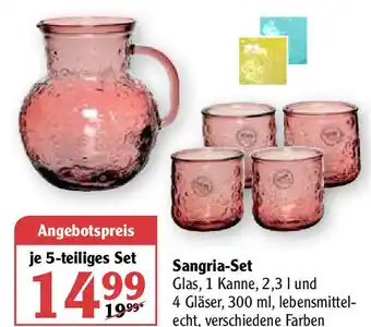 Globus Sangria Set Angebot