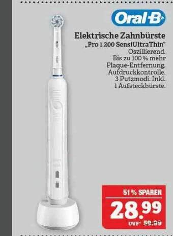 Marktkauf Oral B Elektrische Zahnbürste Angebot