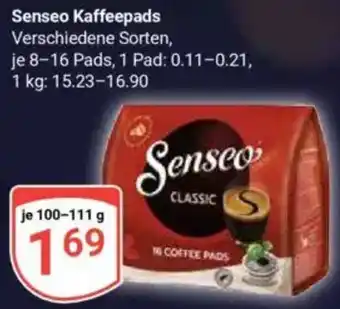 Globus Senseo Kaffeepads Angebot