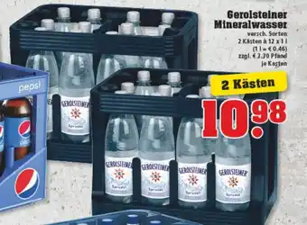 trinkgut Gerolsteiner Mineralwasser  12x1L Angebot