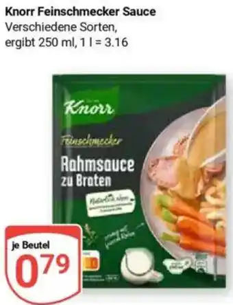 Globus Knorr Feinschmecker Sauce Angebot