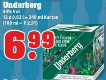 trinkgut Underberg 12x0,02L Angebot