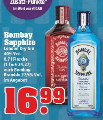 trinkgut Bombay Sapphire London Dry Gin 0,7L Angebot