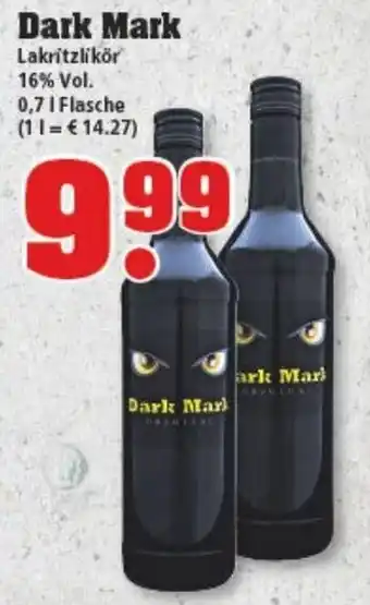 trinkgut Dark Mark Lakritzlikör 0,7L Angebot