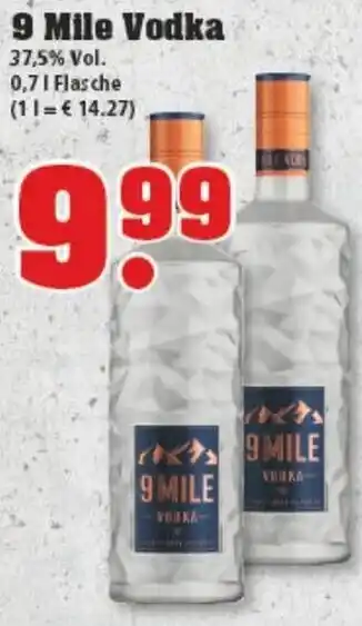 trinkgut 9 Mile Vodka 0,7L Angebot