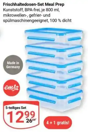 Globus Emsa Frischhaltedosen-Set Meal Prep Angebot