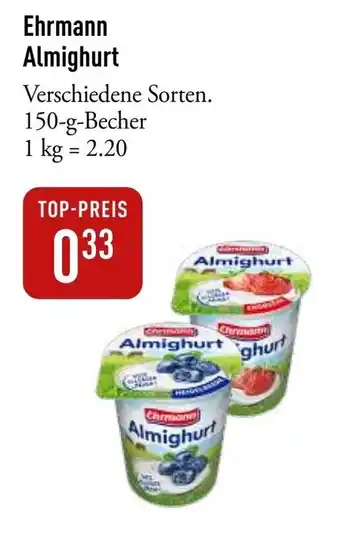 Galeria Markthalle Ehrmann Almighurt Angebot