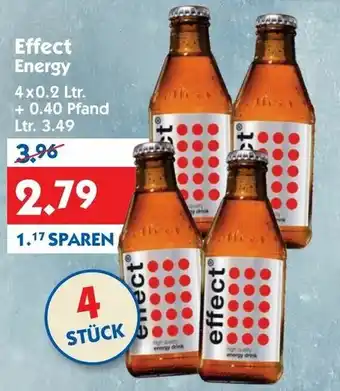 Hol'ab Getränkemarkt Effect Energy 4x0,2L Angebot