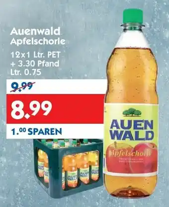 Hol'ab Getränkemarkt Auenwald Apfelschorle 12x1L Angebot