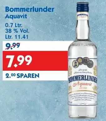 Hol'ab Getränkemarkt Bommerlunder Aquavit 0,7L Angebot