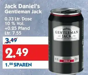 Hol'ab Getränkemarkt Jack Daniel's Gentleman Jack 0,33L Angebot