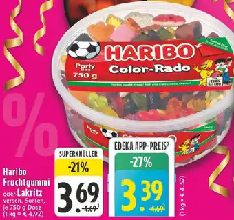 Edeka Haribo Fruchtgummi oder Lakritz Angebot