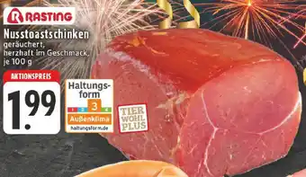 Edeka RASTING Nusstoastschinken Angebot